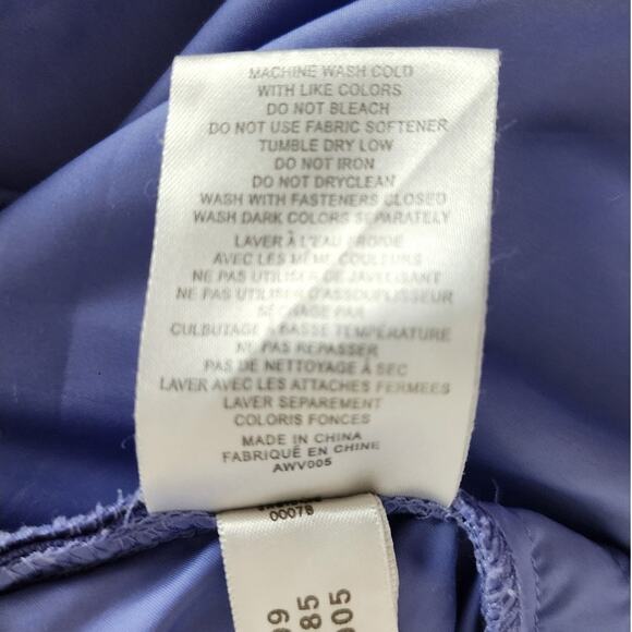 Vtg Adidas Climaproof Long Sleeve Zippered Blue Windbreaker w/ Pockets Women Med - Picture 12 of 13